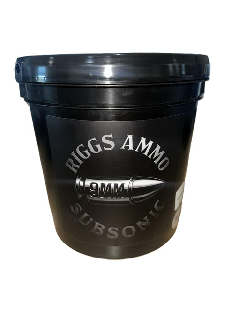 9MM SUBSONIC BULLET BUCKET - 1200 COUNT