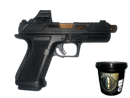 BUNDLE | SHADOW SYSTEMS MR920 ELITE 9MM + 9MM BULLET BUCKET - 300 COUNT