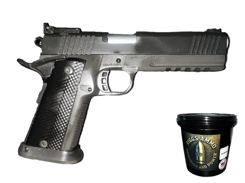 BUNDLE | ROCK ISLAND ARMORY M1911 ROCK ULTRA MATCH HC 9MM + 9MM BULLET BUCKET - 300 COUNT