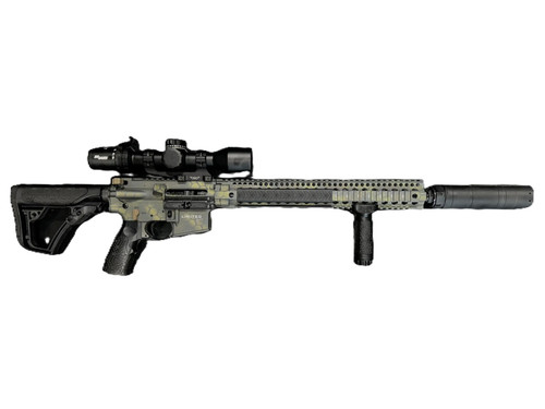 DANIEL DEFENSE DDM4 V9 5.56 + SIG WHISKEY 6 3-18X44 SCOPE + DANIEL DEFENSE SOUNDGUARD SILENCER