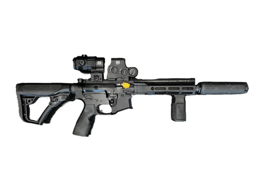 DANIEL DEFENSE PCC 9MM + EOTECH HHS V EXPS3-4 SCOPE + HUXWRX FLOW 9K TI SILENCER