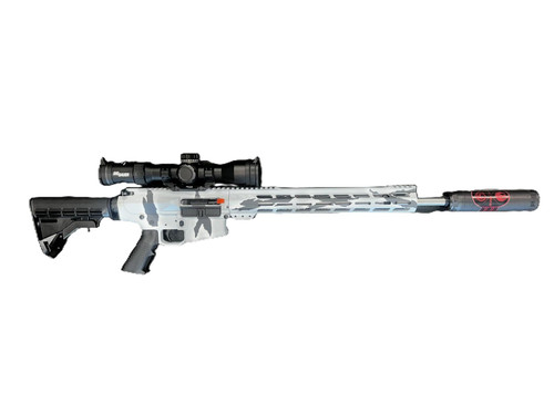 GLFA SEMI-AUTO RIFLE .308 WIN + SIG TANGO MSR 2-12X44 SCOPE + DEAD AIR X RUGER SILENCER