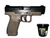BUNDLE | CANIK METE MC9LS 9MM BLACK & TAN + 9MM BULLET BUCKET - 300 COUNT