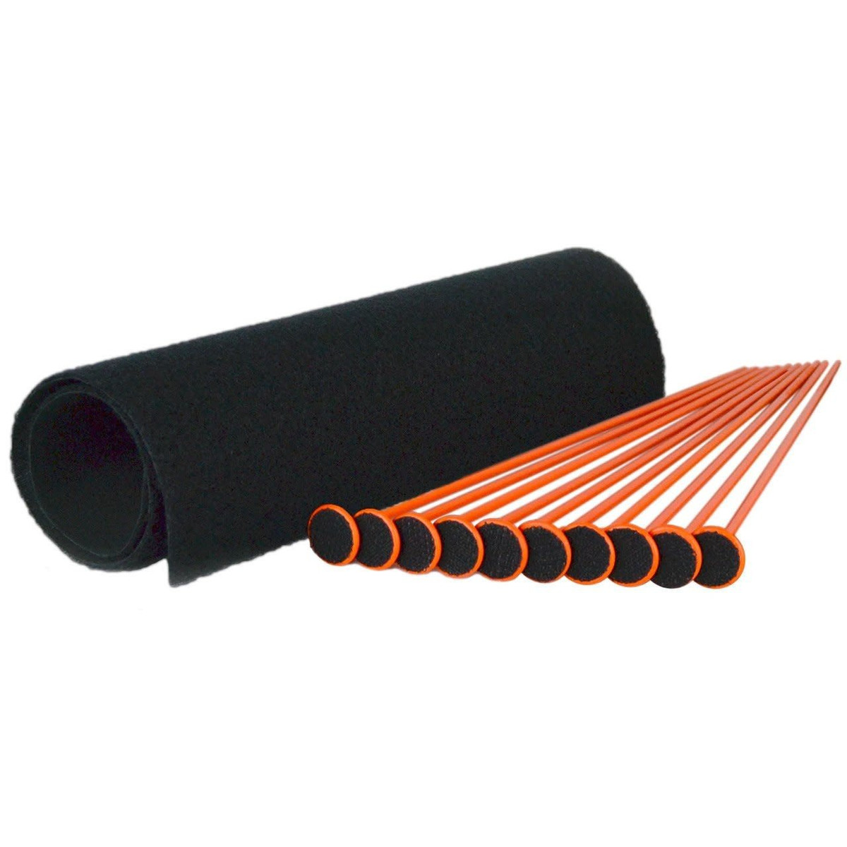 Gun Storage Solutions - Rifle Rod Starter Kit Orange 5 Rods + Mat