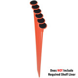 Add-On Rifle Rods 22 Caliber 6 Rods Black