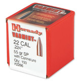 Hornady (.224") - 55gr SP - 100ct