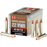 Hornady - 22 Mag - 45gr FTX - 50rd Critical Defense