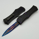 Hera II Mini - D/E Marfione Blued Baker Forge Damascus Claw Burst Purple DLC