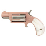 Mini Revolver 22WMR 1.125" 5rd Rose Gold with Pearl Grips