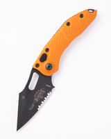 Stitch - Auto S/E Orange Tangerine Black Partially Serrated