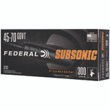 Federal - 45-70 Govt - 300gr Fusion Subsonic - 20rd