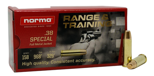 Norma - 38 Special - 158gr FMJ - 50rd