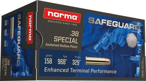 Norma - 38 Special - 158gr JHP SafeGuard - 50rd