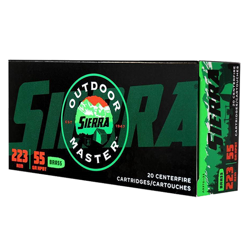 Sierra Ammo - 223 Rem - 55gr Varminter - 20rd
