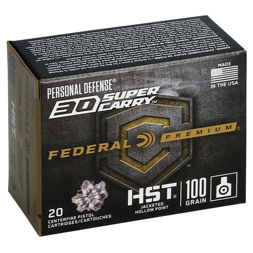 Federal - 30 SC - 100gr Premium HST - 20rd
