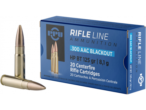 Prvi Partizan - 300 Blackout - 125gr HPBT - 20rd Prvi Partizan - 300 Blackout - 125gr HPBT - 20rd