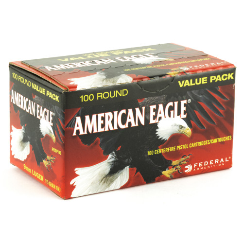 Federal - 9mm - 115gr FMJ - 100rd Federal - 9mm - 115gr FMJ - 100rd