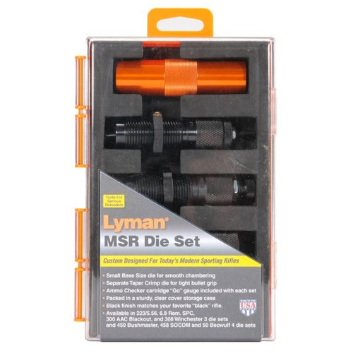 Lyman - MSR 4-Die Set - 458 Socom with gauge