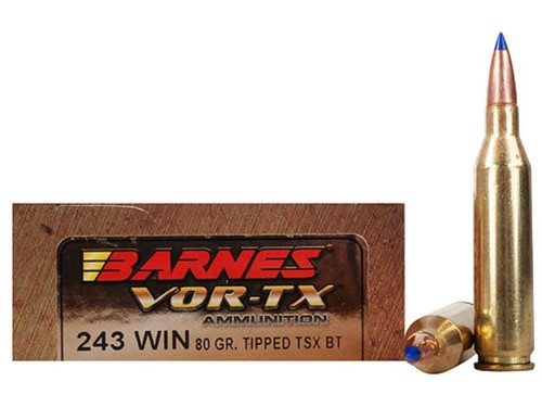 Barnes - 243 Win - 80gr Vor-Tx - 20rd