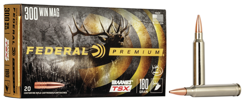 Federal - 300 Win Mag - 180gr Triple Shock - 20rd Premium