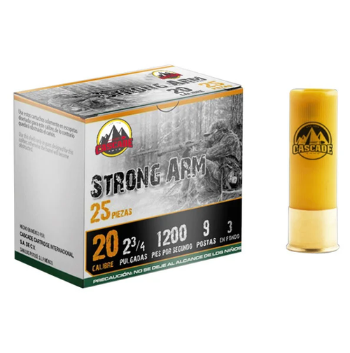 Cascade - 20ga 2-3/4" Buck #2B-9 - 25rd Strong Arm Cascade - 20ga 2-3/4" Buck #2B-9 - 25rd Strong Arm