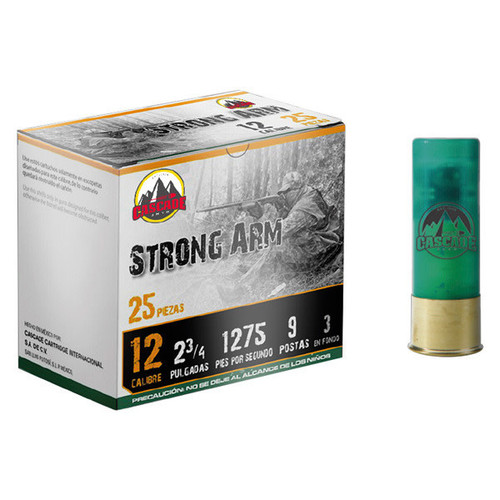 Cascade - 12ga 2-3/4" Buck #00-9 - 25rd Strong Arm Cascade - 12ga 2-3/4" Buck #00-9 - 25rd Strong Arm