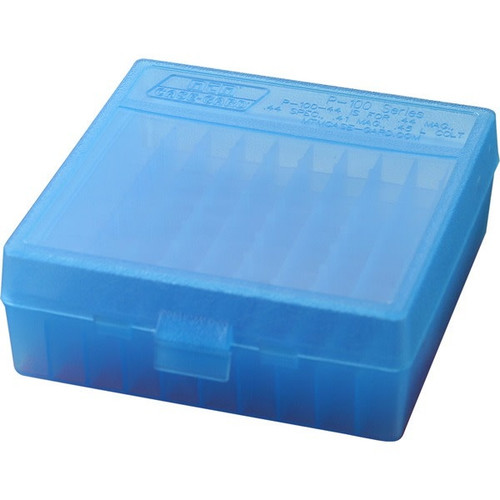 Flip Top Pistol Case - 44M/45C - 100rd Blue Flip Top Pistol Case - 44M/45C - 100rd Blue