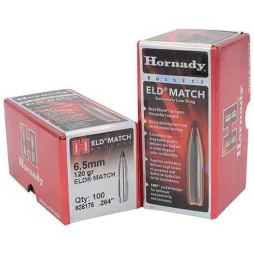 Hornady (.264") - 120gr ELDm - 100ct Hornady (.264") - 120gr ELDm - 100ct