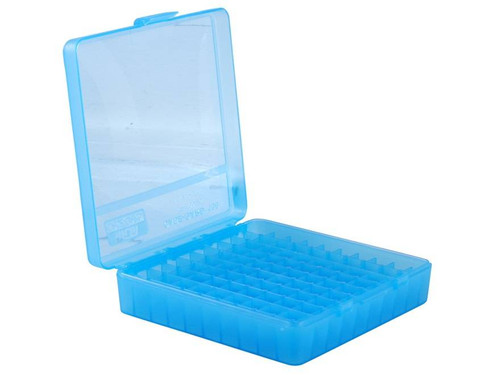 Flip Top Pistol Case - 380/9 - 100rd Blue Flip Top Pistol Case - 380/9 - 100rd Blue