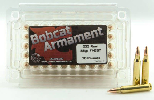 Bobcat Armament - 223 Rem - 55gr FMJ 50rd Bobcat Armament - 223 Rem - 55gr FMJ 50rd