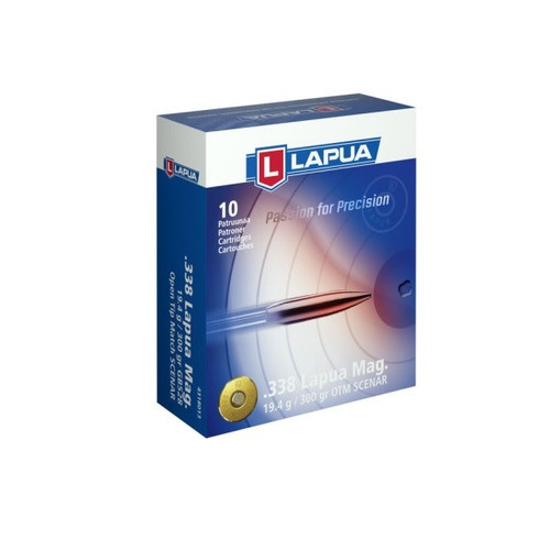 Lapua - 338 Lapua - 300gr Scenar - 10rd