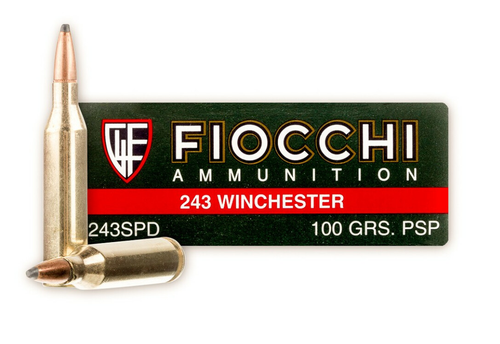 Fiocchi - 243 Win - 100gr SP - 20rd Fiocchi - 243 Win - 100gr SP - 20rd