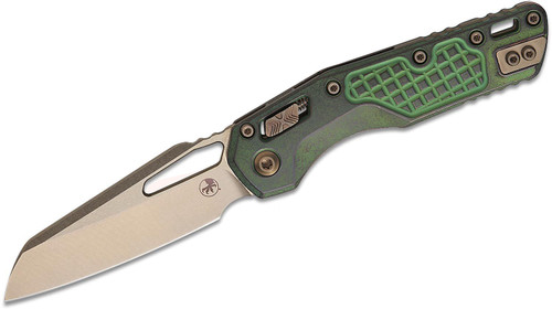 MSI - S/E Marfione Bronzed Antigue Green Frag Pattern Ti Double Vapor Blast