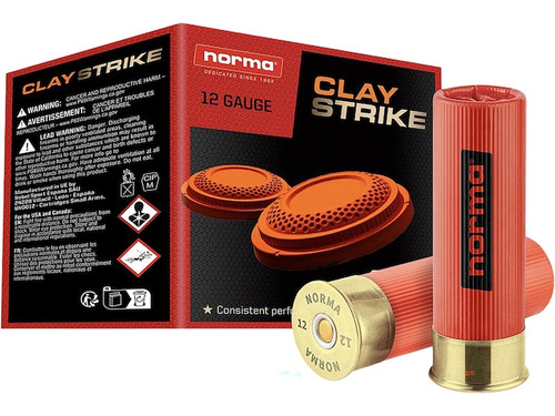 Norma - 12ga 2-3/4" 1oz #8 Claystrike - 25rd
