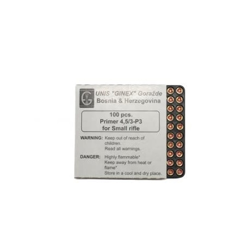 Ginex - Small Rifle Primers - 100ct Ginex - Small Rifle Primers - 100ct
