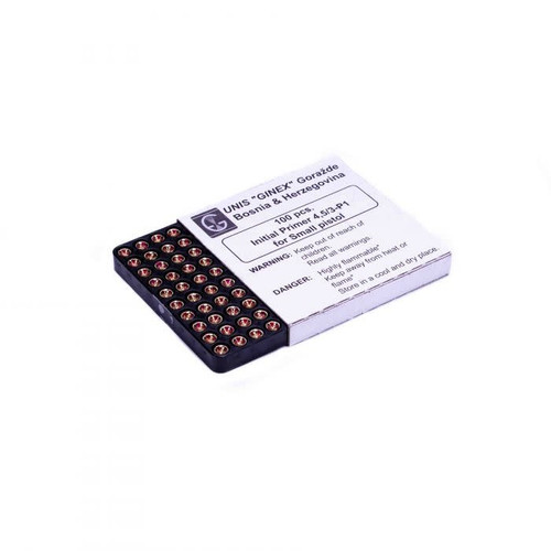 Ginex - Small Pistol Primers - 100ct Ginex - Small Pistol Primers - 100ct