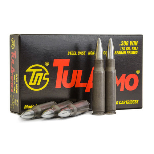TulAmmo - 308 Win - 150gr FMJ - 20rd