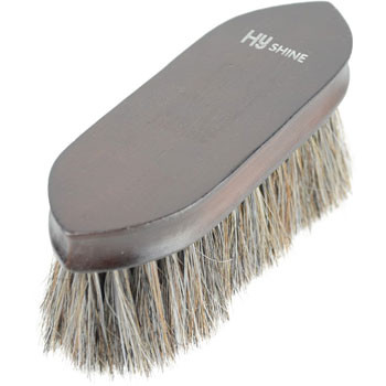 HySHINE Deluxe Horse Hair Wooden Dandy Brush