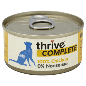 Thrive Complete 100 Chicken Wet Cat Food 75g x 12 cans