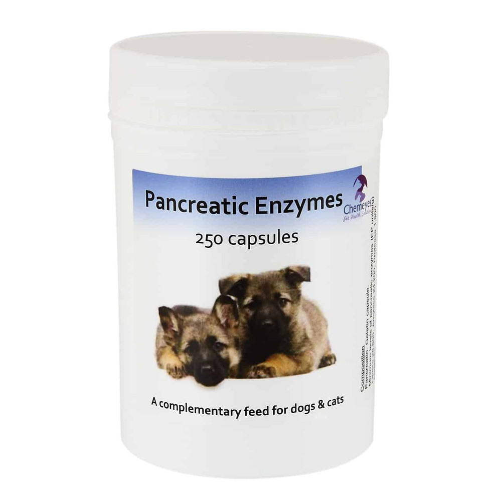 Chemeyes Pancreatic Enzyme Capsules for Cats & Dogs
