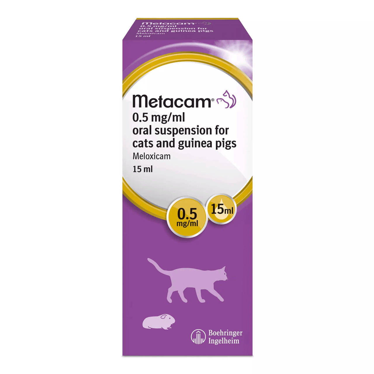 Metacam 0.5mg/ml Oral Suspension for Cats & Guinea Pigs