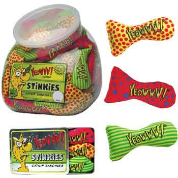 Yeowww Catnip Stinkies Cat Toy