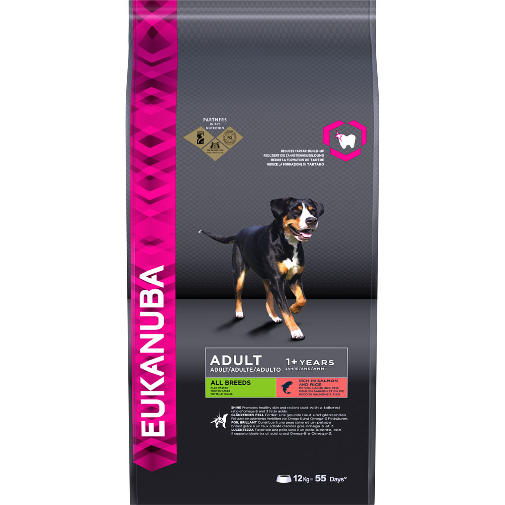 Eukanuba Adult All Breeds Dry Dog Food Salmon & Rice 2.5kg