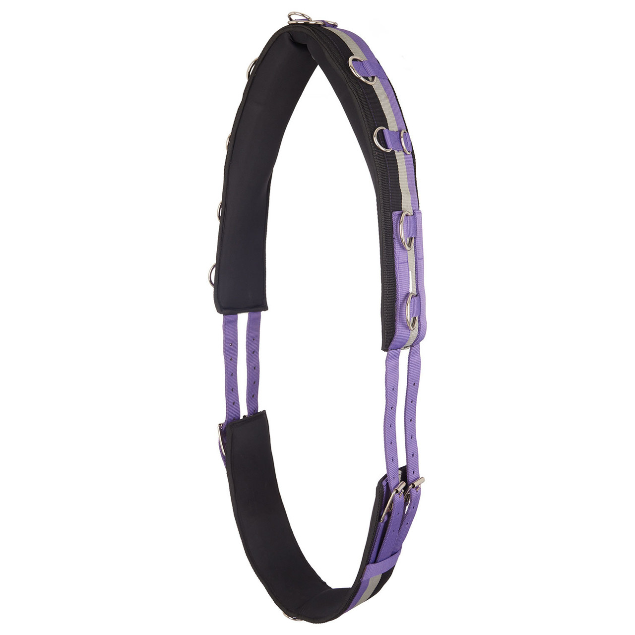 Sottopancia Imperial Riding Deluxe In Nylon Rosa-Bordeaux-Antracite