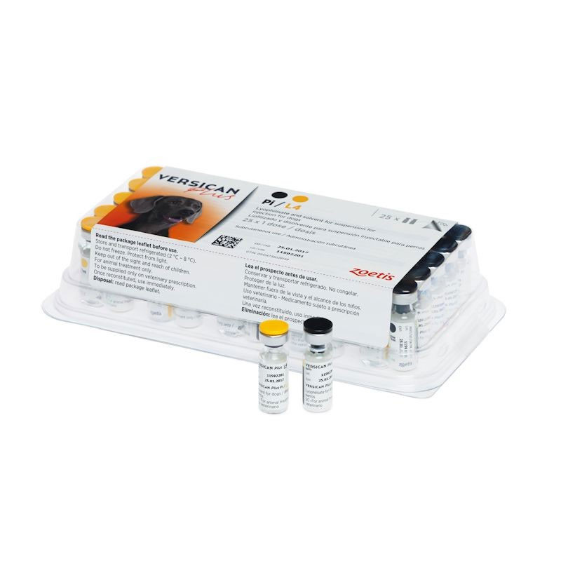Zoetis · Versican Plus DHPPI+L4 1X25DS
