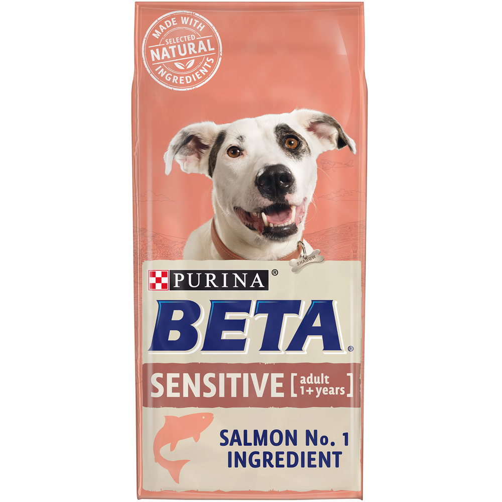 beta sensitive adult dry dog food salmon 14 kg