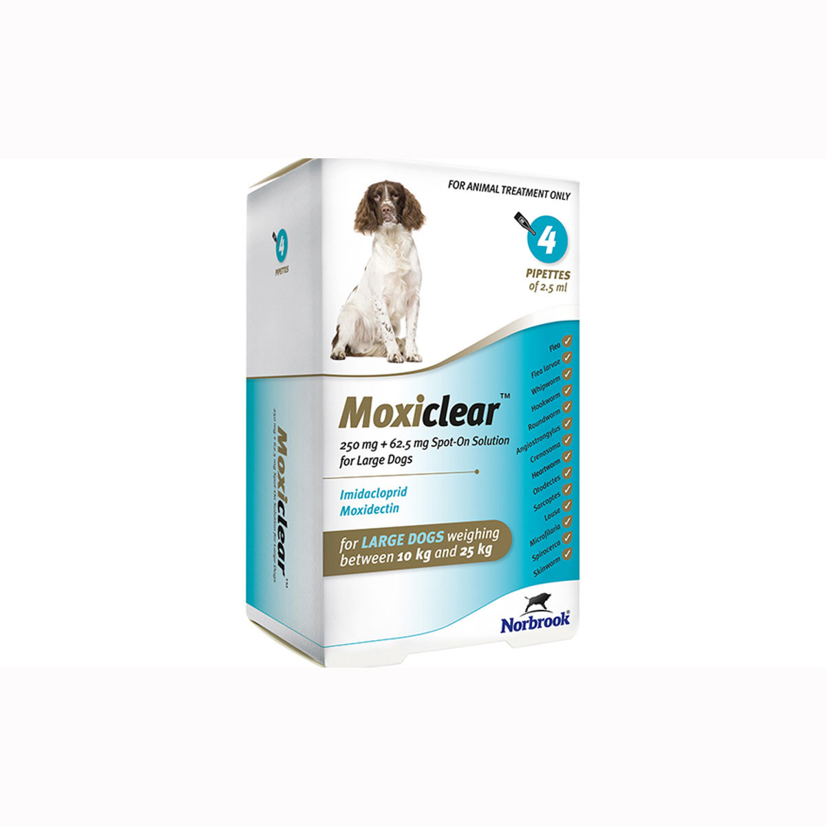 Moxiclear Spot on for Dogs (Pack of 4)