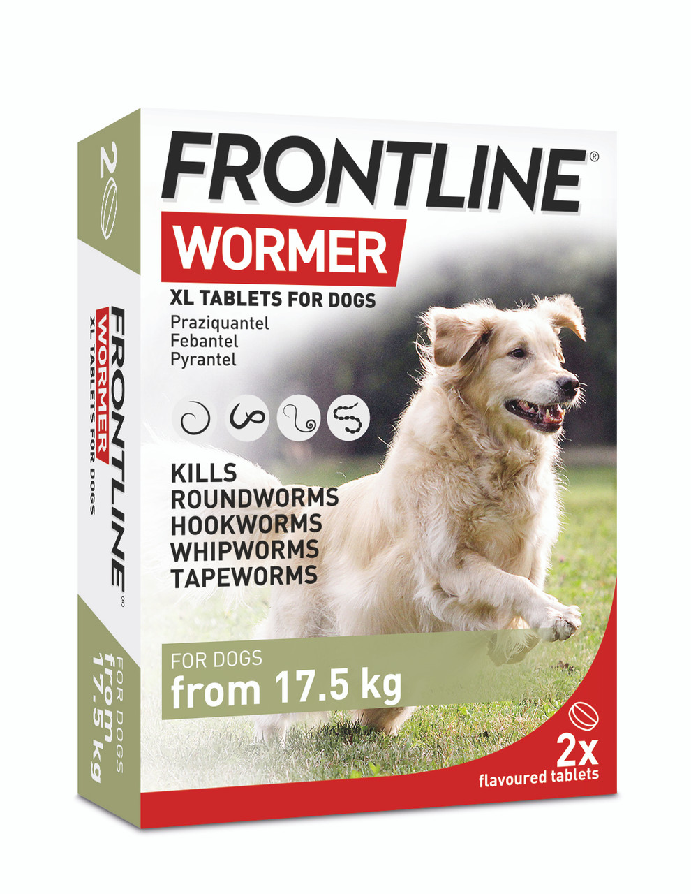 Dog flea and wormer clearance combined tablet