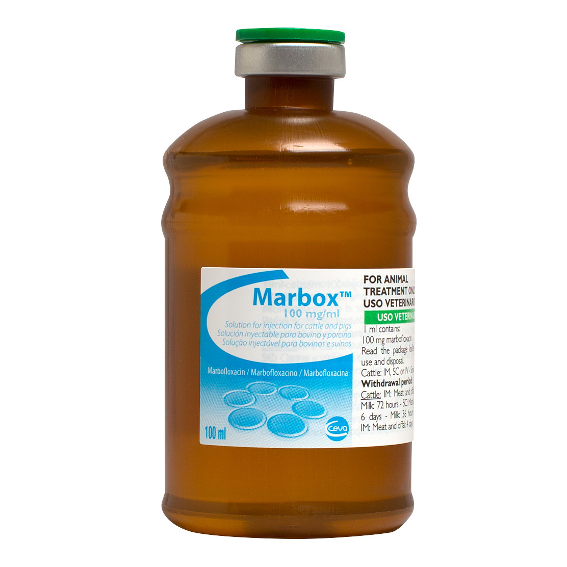Marbox 100mg ml Solution For Injection For Cattle Pigs Hyperdrug