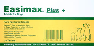 Easimax Plus Dog Wormer Tablets